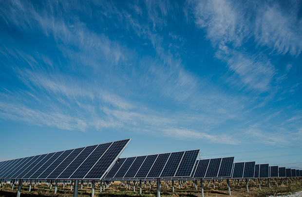 Chicago Rockford airports solar array